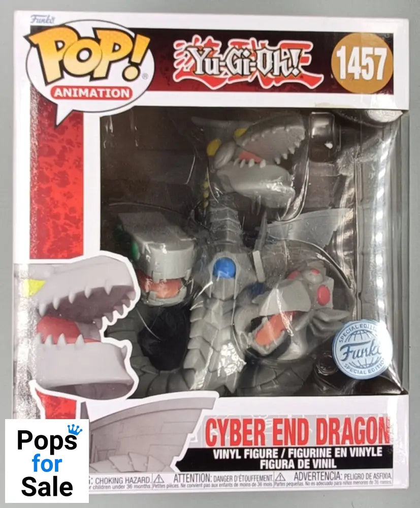 1457 Cyber End Dragon - 6 Inch - Yu-Gi-Oh! - Box Damaged Funko POP