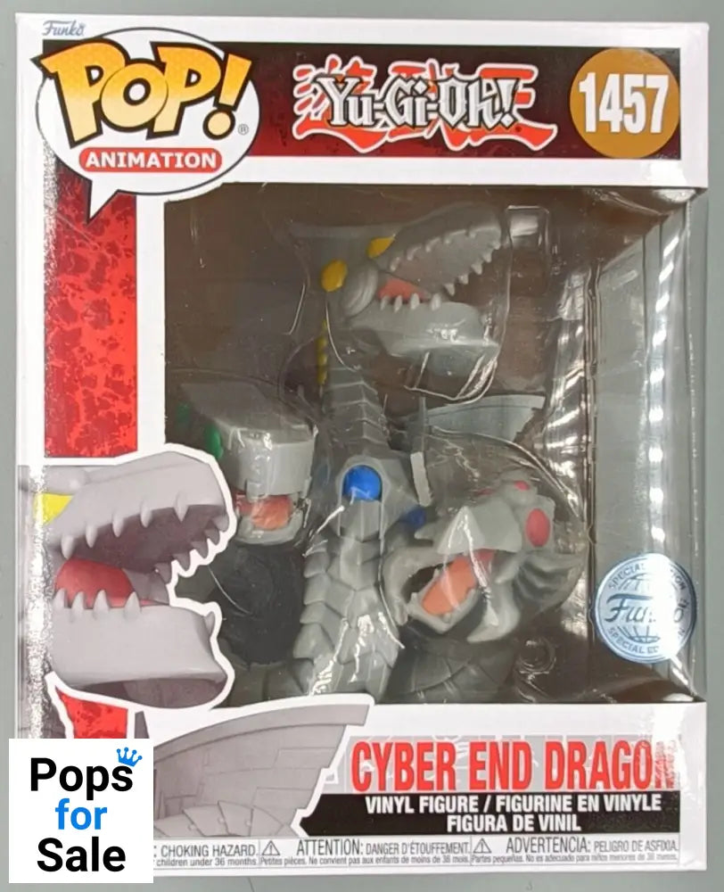 1457 Cyber End Dragon - 6 Inch - Yu-Gi-Oh! Funko POP - Brand New