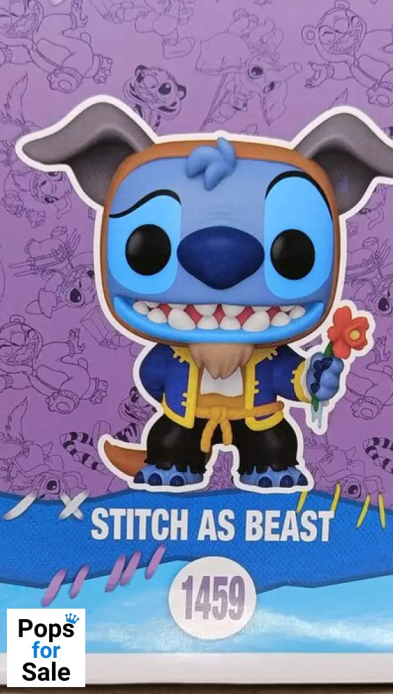 1459 Stitch (as The Beast) Disney Lilo & Stitch Box Damaged Funko POP