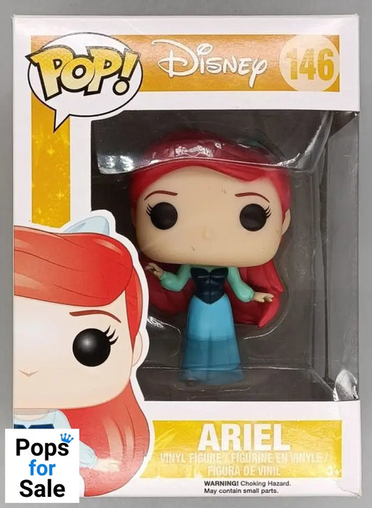 146 Ariel (Blue Dress) - Disney The Little Mermaid - Funko POP - Box Damaged