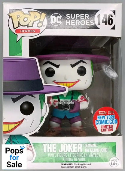 #146 The Joker (Killing Joke) - DC Super Heroes - Box Damaged Funko POP - PopsforSale.co.uk