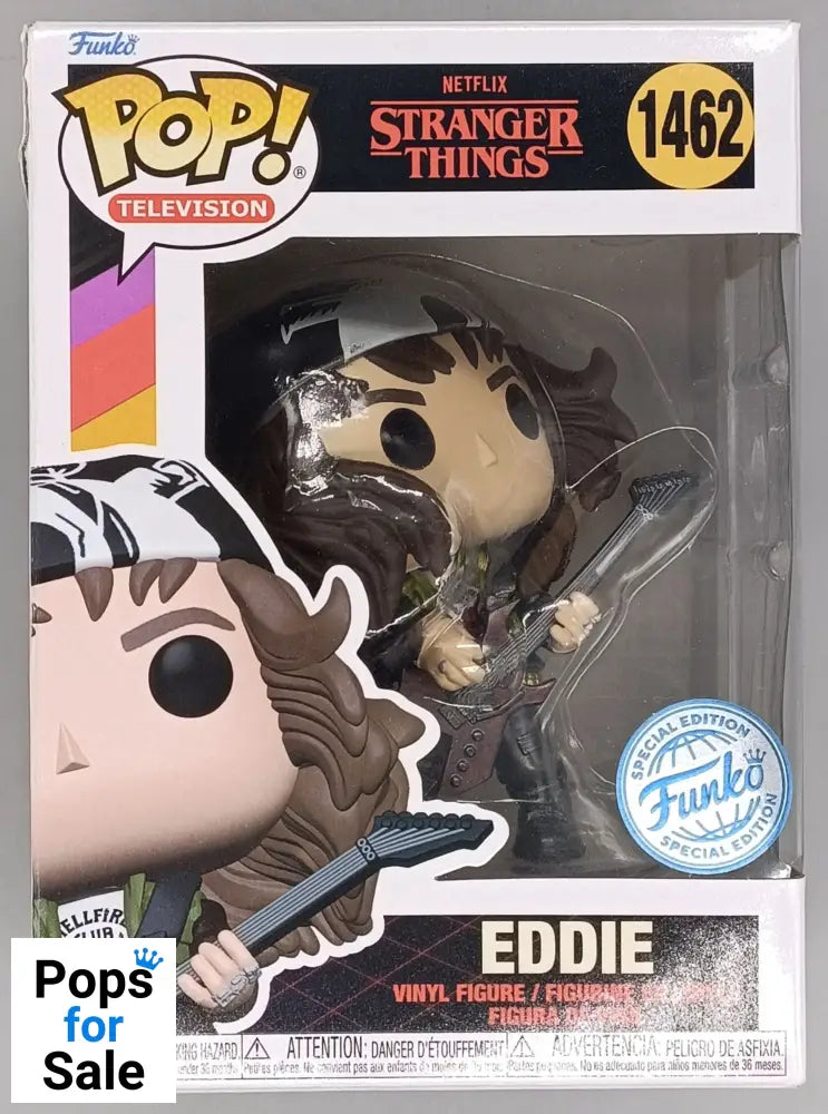 1462 Eddie - Stranger Things - Box Damaged Funko POP