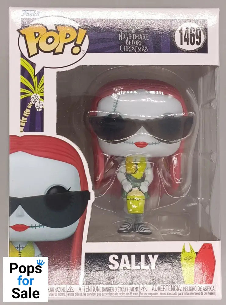 1469 Sally w/Glasses (Beach) Disney Nightmare before Christmas Funko POP - Brand New
