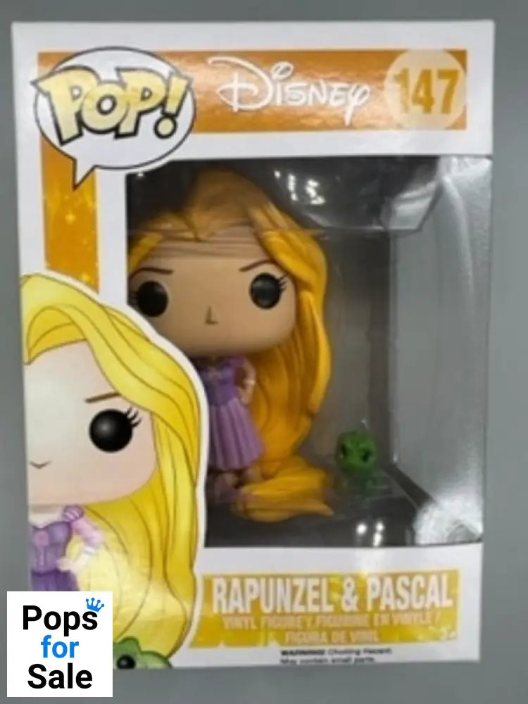 147 Rapunzel & Pascal - Disney Tangled - Box Damaged Funko POP