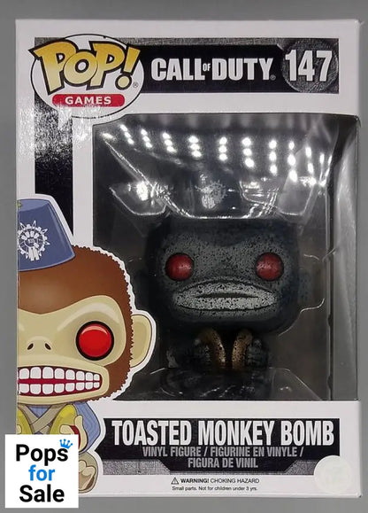 #147 Toasted Monkey Bomb - Call Of Duty - Box Damaged Funko POP - PopsforSale.co.uk