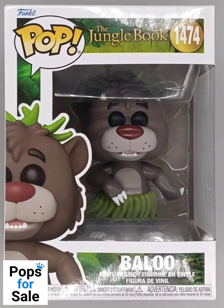 1474 Baloo - Disney The Jungle Book - Funko POP - Box Damaged