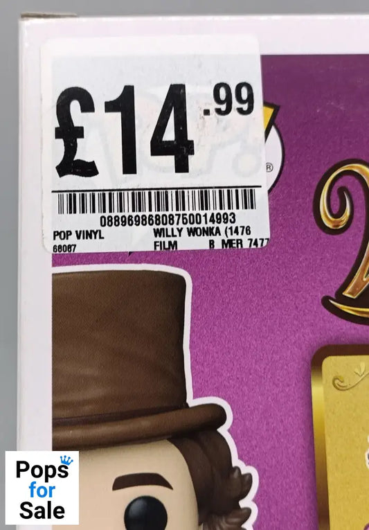 1476 Willy Wonka - Wonka - Funko POP - Box Damaged