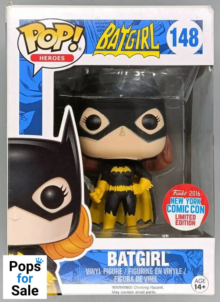 148 Batgirl (Classic) - DC - 2016 Con Exclusive BOX - Box Damaged Funko POP