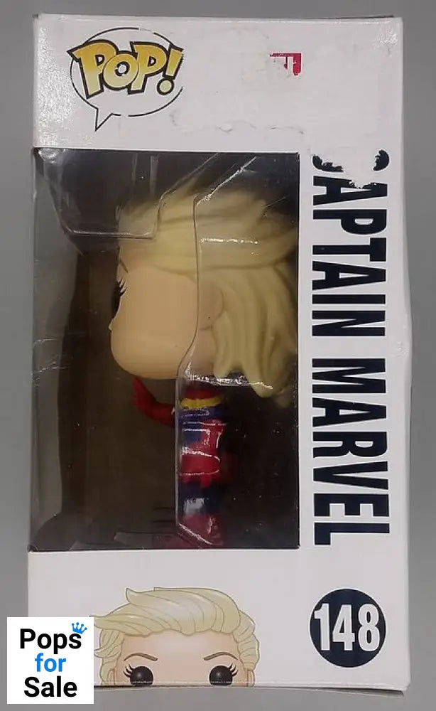 #148 Captain Marvel - Marvel - Box Damaged Funko POP - PopsforSale.co.uk