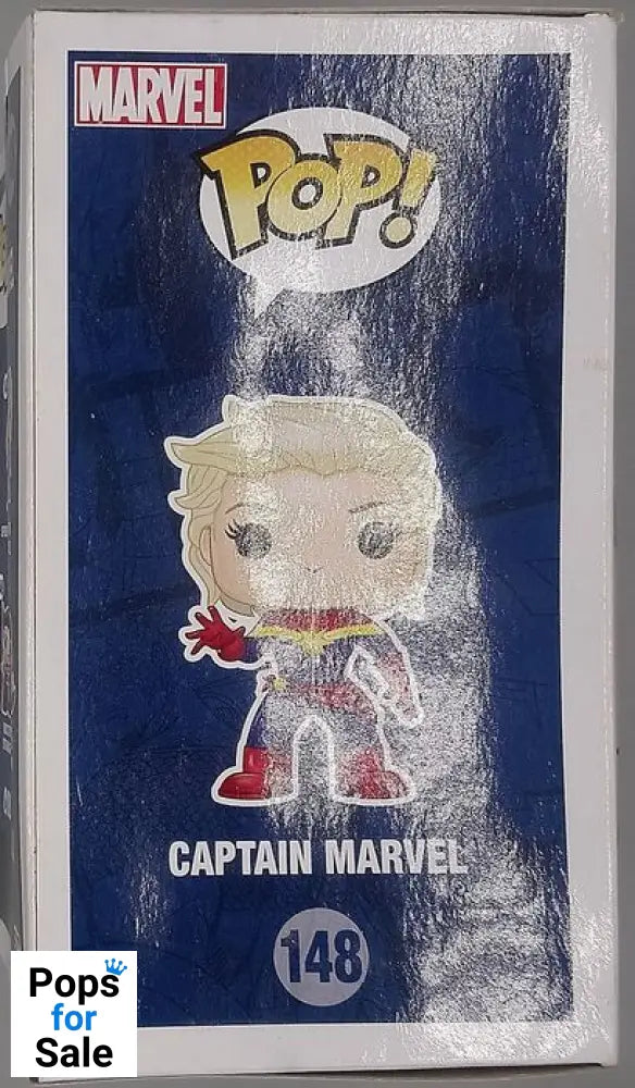 #148 Captain Marvel - Marvel - Box Damaged Funko POP