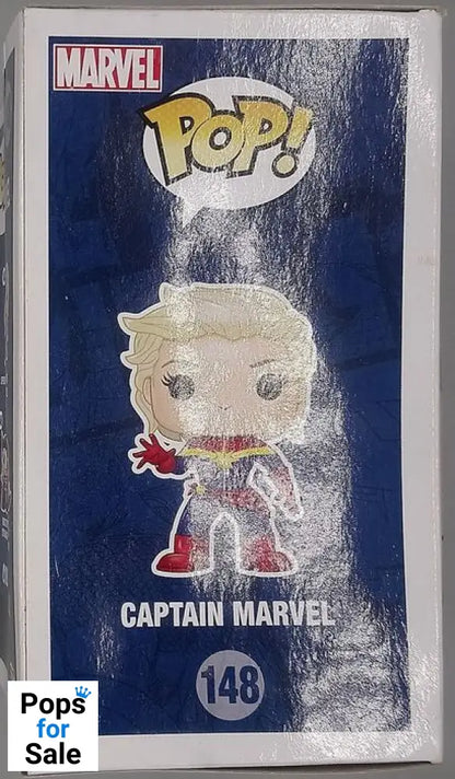 #148 Captain Marvel - Marvel - Box Damaged Funko POP - PopsforSale.co.uk