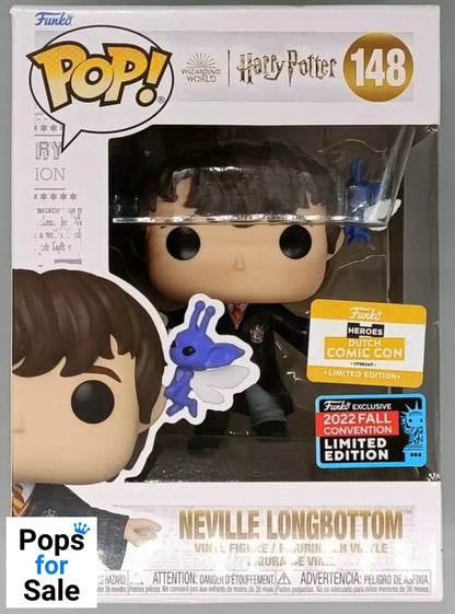 148 Neville Longbottom (w/ Pixies) Harry Potter - 2022 Con - Box Damaged Funko POP