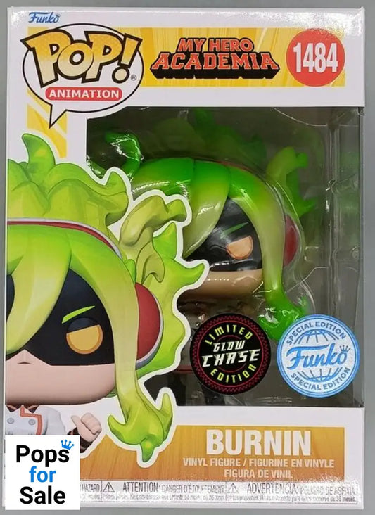 1484 Burnin (Glow Chase) - My Hero Academia Funko POP - Brand New