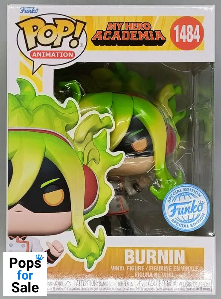 1484 Burnin - My Hero Academia Funko POP - Brand New