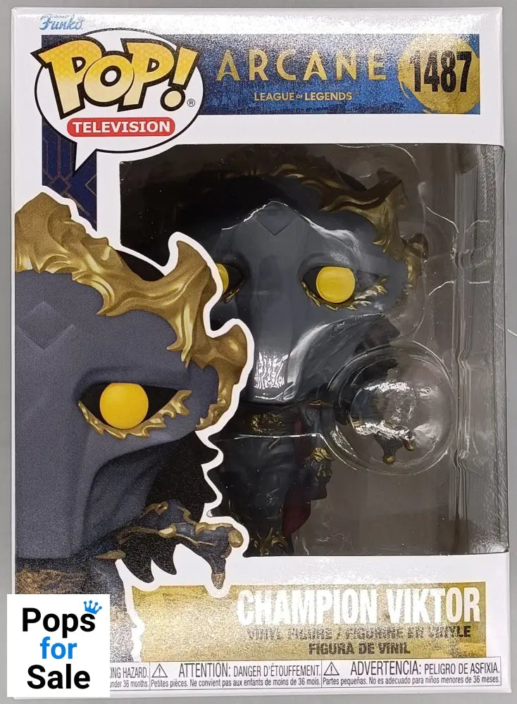 1487 Viktor - Arcane League of Legends Funko POP - Brand New