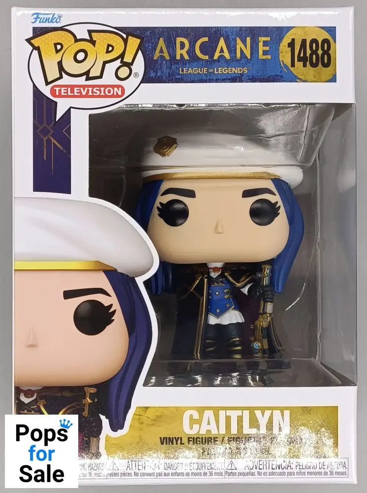 1488 Caitlyn - Arcane League of Legends Funko POP - Brand New