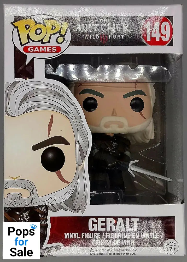 149 Geralt - The Witcher III - Funko POP - Box Damaged