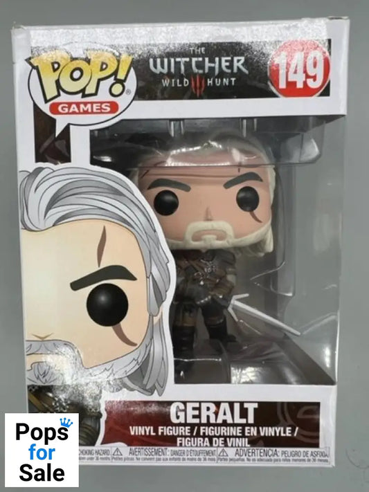 149 Geralt - The Witcher III - Funko POP - Box Damaged