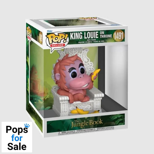 #1491 King Louie on throne Deluxe - Disney The Jungle Book Funko POP Preorder - PopsforSale.co.uk