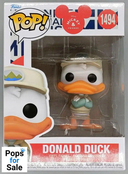 1494 Donald Duck - Disney Mickey & Friends Funko POP - Brand New