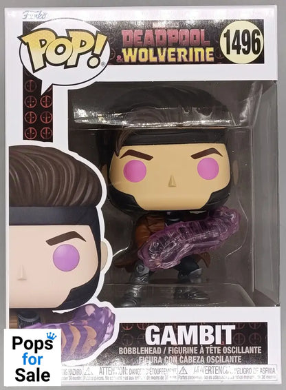 1496 Gambit - Marvel Deadpool & Wolverine Funko POP - Brand New