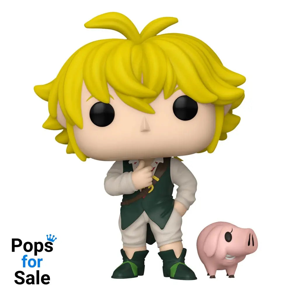 1497 Meliodas w/Hawk - The Seven Deadly Sins - Brand New Funko POP