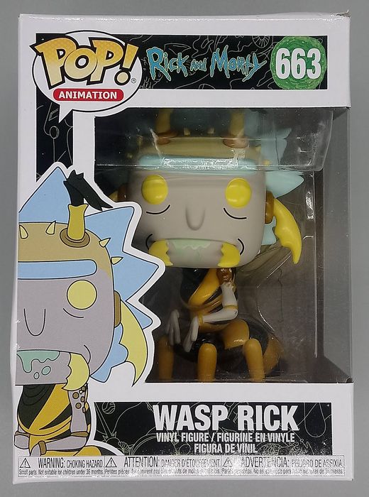 663 Wasp Rick - Rick and Morty - Funko POP - Box Damaged