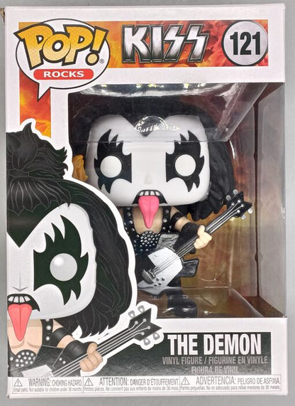 121 The Demon - KISS - Gene Simmons - Box Damaged Funko POP