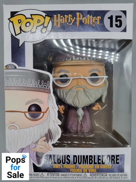 15 Albus Dumbledore (w/ Wand) - Harry Potter Funko POP