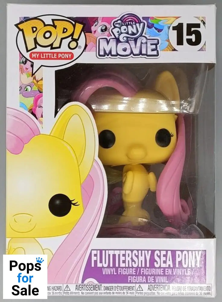 15 Fluttershy Sea Pony - My Little Pony - Box Damaged Funko POP