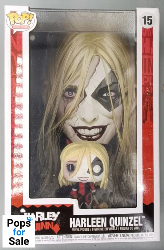 15 Harleen Quinzel - DC - Comic Cover Funko POP - Box Damaged
