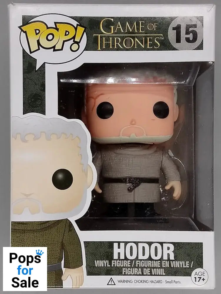 #15 Hodor - Game of Thrones - Box Damaged Funko POP - PopsforSale.co.uk