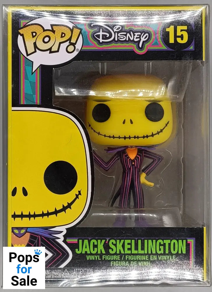 #15 Jack Skellington - Blacklight - Disney TNBC Funko POP - PopsforSale.co.uk