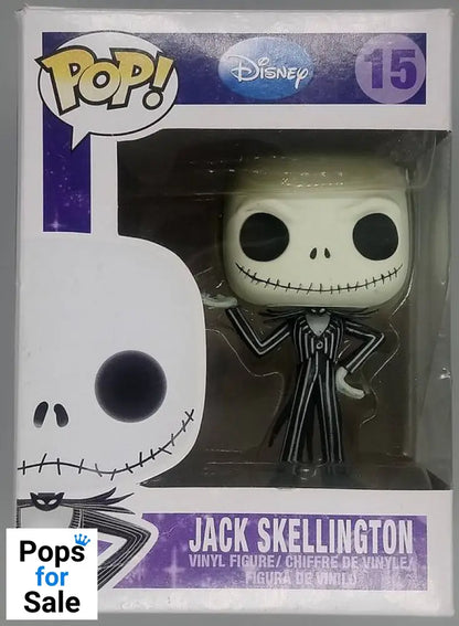 15 Jack Skellington  Disney Nightmare Before Christmas Funko POP - Box Damaged