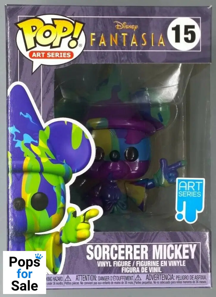 #15 Sorcerer Mickey (#2) - Art Series - Fantasia 80th Funko POP - PopsforSale.co.uk