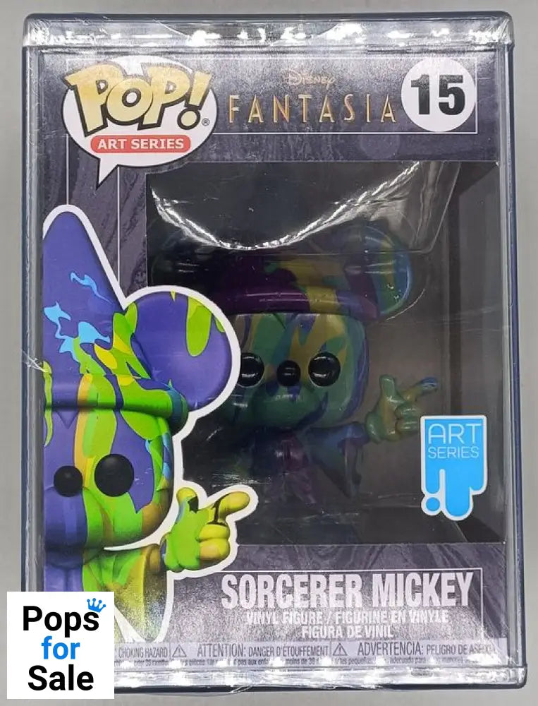 #15 Sorcerer Mickey (#2) - Art Series - Fantasia 80th - NEW Funko POP