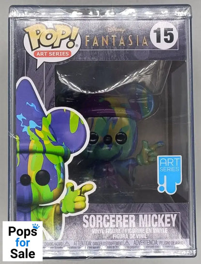 #15 Sorcerer Mickey (#2) - Art Series - Fantasia 80th - NEW Funko POP