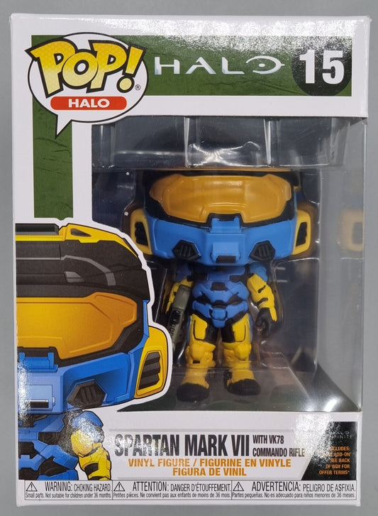 #15 Spartan Mark VII (with VK78 Rifle in Funko Deco) Halo Funko POP - PopsforSale.co.uk