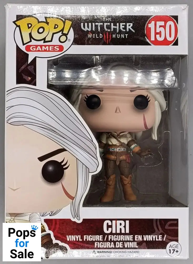 #150 Ciri - The Witcher 3 Wild Hunt - Box Damaged Funko POP - PopsforSale.co.uk