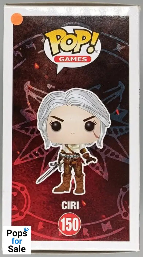 #150 Ciri - The Witcher 3 Wild Hunt - Box Damaged Funko POP