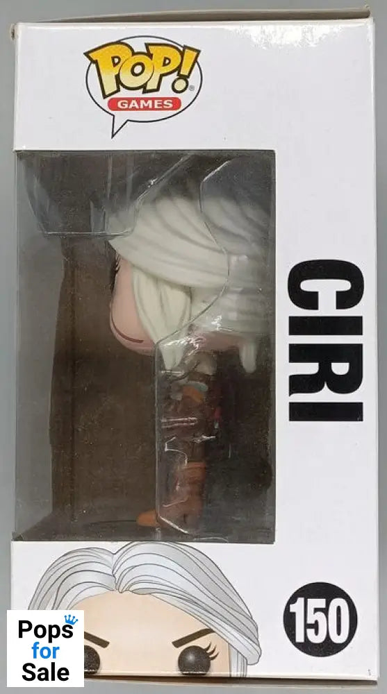 #150 Ciri - The Witcher 3 Wild Hunt - Box Damaged Funko POP