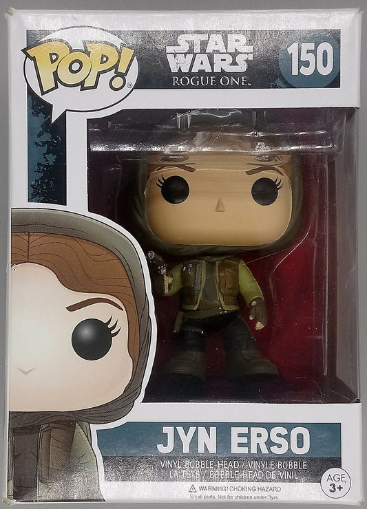 #150 Jyn Erso (Hood) - Star Wars Rogue One - Box Damaged Funko POP - PopsforSale.co.uk