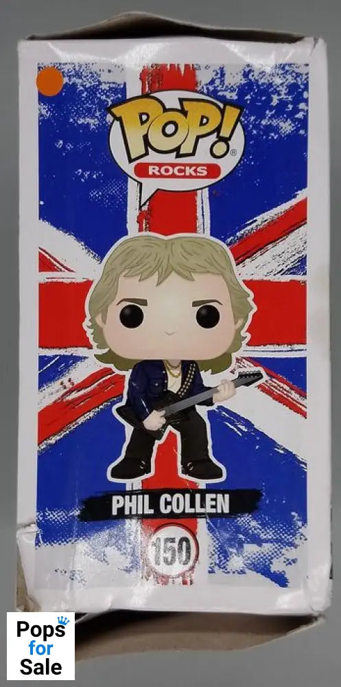 #150 Phil Collen - Def Leppard - Box Damaged Funko POP
