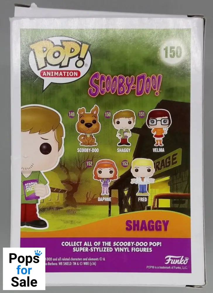 #150 Shaggy - Scooby Doo - Box Damaged Funko POP - PopsforSale.co.uk