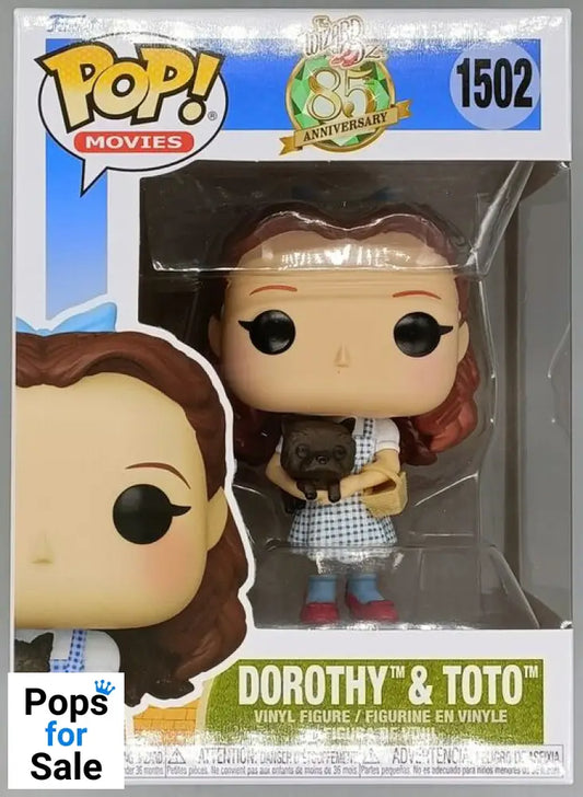 #1502 Dorothy and Toto - Wizard of Oz 85th Anniversary - New Funko POP - PopsforSale.co.uk