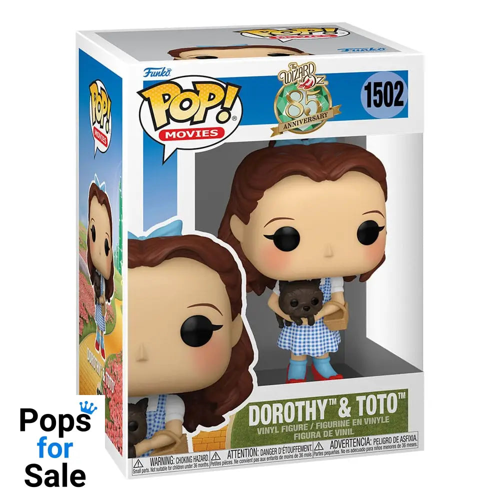 #1502 Dorothy and Toto - Wizard of Oz 85th Anniversary - New Funko POP - PopsforSale.co.uk