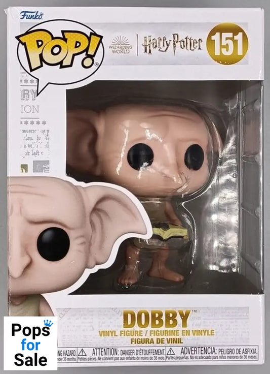 #151 Dobby (w/ Book) - Harry Potter - Box Damaged Funko POP - PopsforSale.co.uk