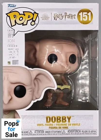 #151 Dobby (w/ Book) - Harry Potter - Box Damaged Funko POP