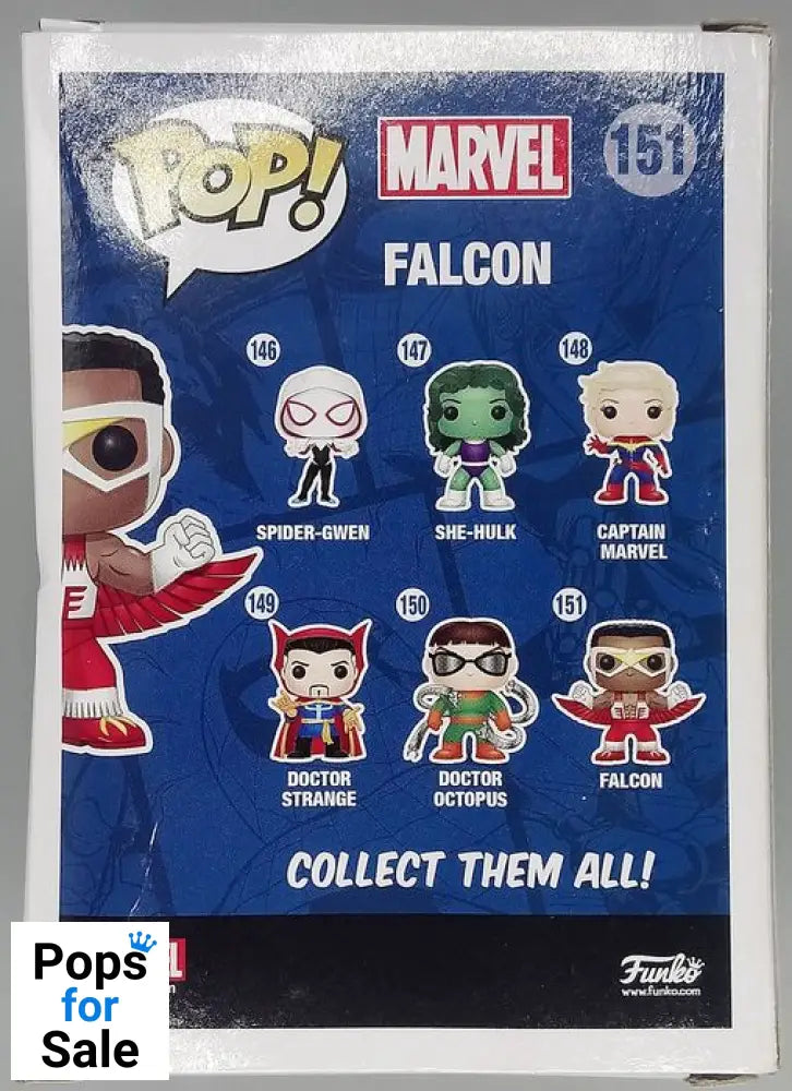 #151 Falcon - Marvel - Box Damaged Funko POP