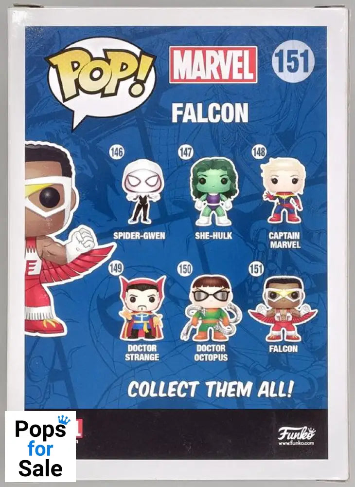 #151 Falcon - Marvel Funko POP - PopsforSale.co.uk